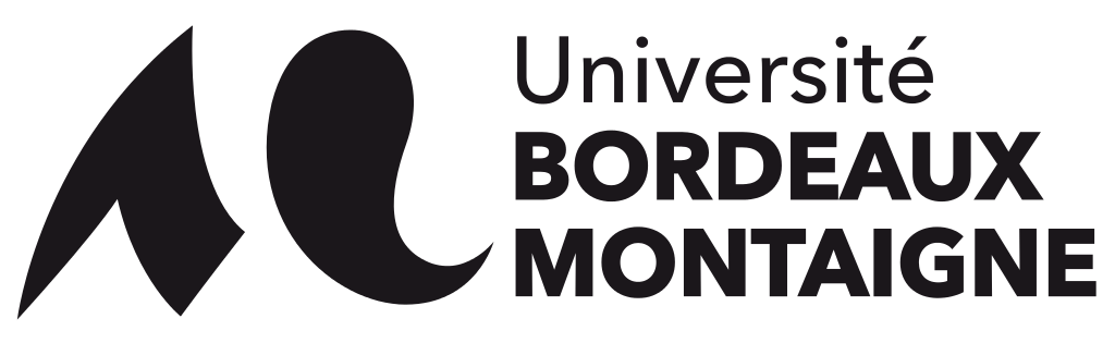 Logo de l'université Bordeaux Montaigne, une université française située à Pessac, dans le domaine universitaire de Talence Pessac